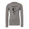 Benfica AZ Seniors (Logo) Bella + Canvas Long Sleeve Triblend T-Shirt Grey