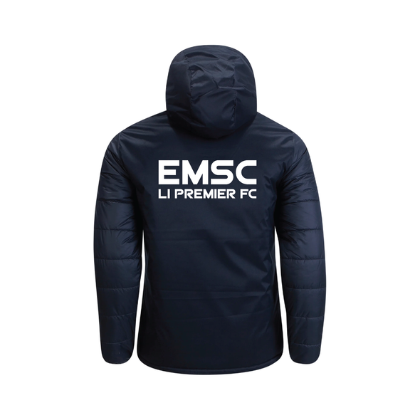 EMSC Long Island Premier adidas Core 18 Winter Jacket Black