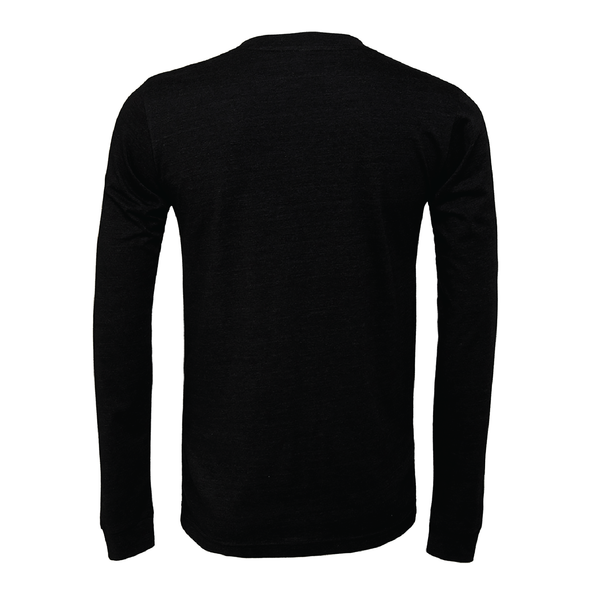 Pflugerville FC (Patch) Bella + Canvas Long Sleeve Triblend T-Shirt Black