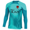 NJ Blaze Nike Gardien IV LS Goalkeeper Jersey Hyper Turquoise