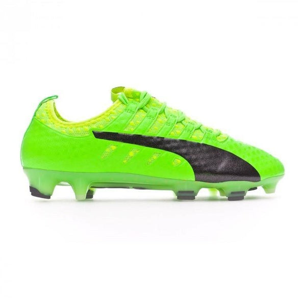 Puma evoPOWER Vigor 1 Firm Ground Soccer Cleat - Green/Black/Yellow