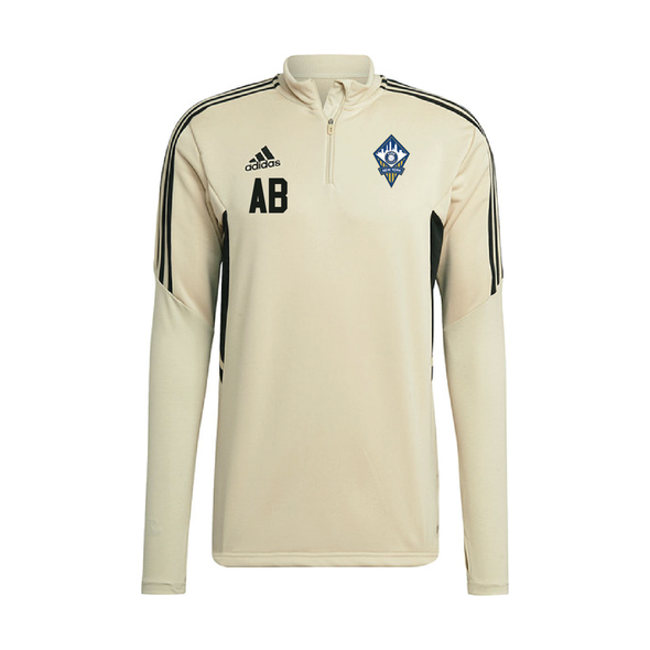 FA Euro Coaches adidas Condivo 22 Training Top Gold