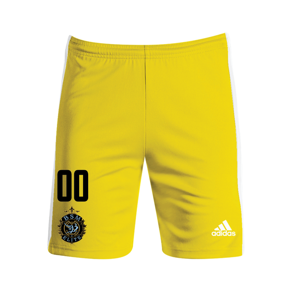 BSM Elite adidas Squadra 21 Goalkeeper Shorts Yellow