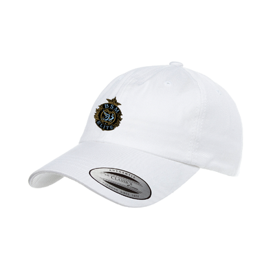 BSM Yupoong Cotton Twill Dad Cap White