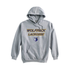 Wolfpack Lacrosse FAN Pennant Super 10 Hoodie Grey