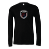 Millstone United (Logo) Bella + Canvas Long Sleeve Triblend T-Shirt Heather Black