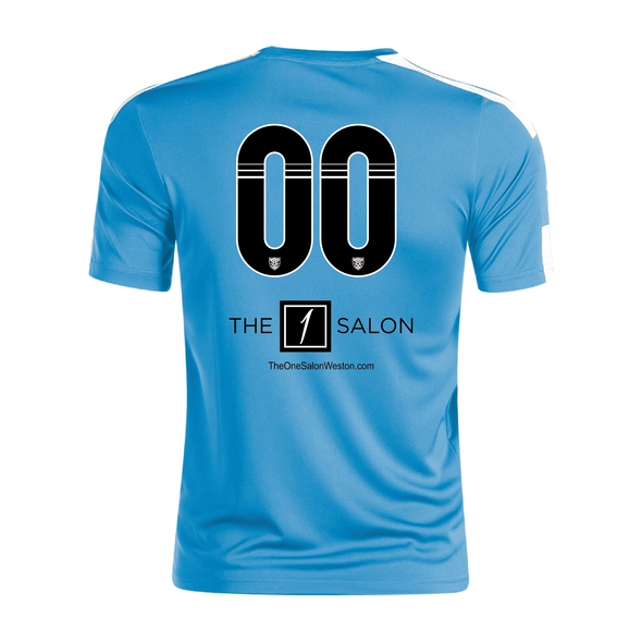 Weston FC Girls Premier adidas Squadra 21 Practice Jersey Light Blue