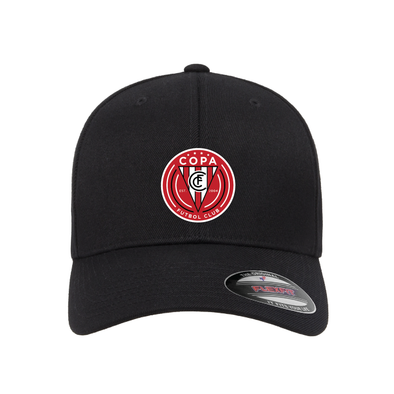 FC Copa Flexfit Wool Blend Fitted Cap Black