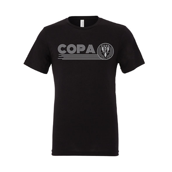 FC Copa (Club Name) Bella + Canvas Short Sleeve Triblend T-Shirt Solid Black