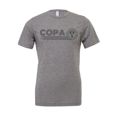 FC Copa (Club Name) Bella + Canvas Short Sleeve Triblend T-Shirt Grey