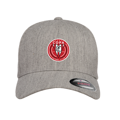 FC Copa Flexfit Wool Blend Fitted Cap Heather Grey