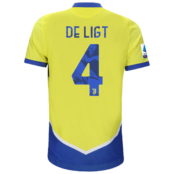 adidas Matthijs de Ligt 2021-22 Juventus AUTHENTIC Third Jersey - MENS