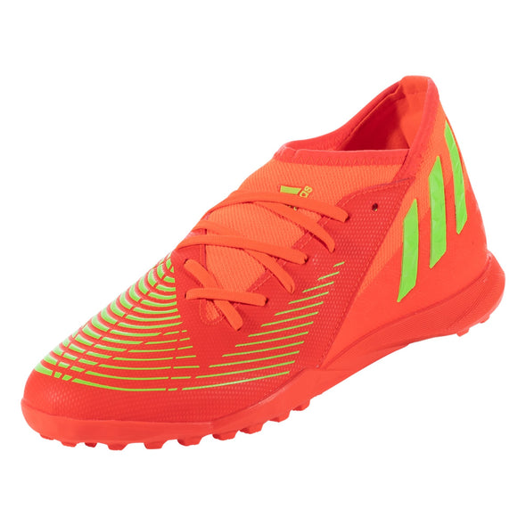 adidas Predator Edge.3 TF Junior Artificial Turf Soccer Shoe - Solar Red/Solar Green/Core Black