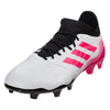 adidas Copa Sense .3 Firm Ground Cleats- White/White/Shock Pink