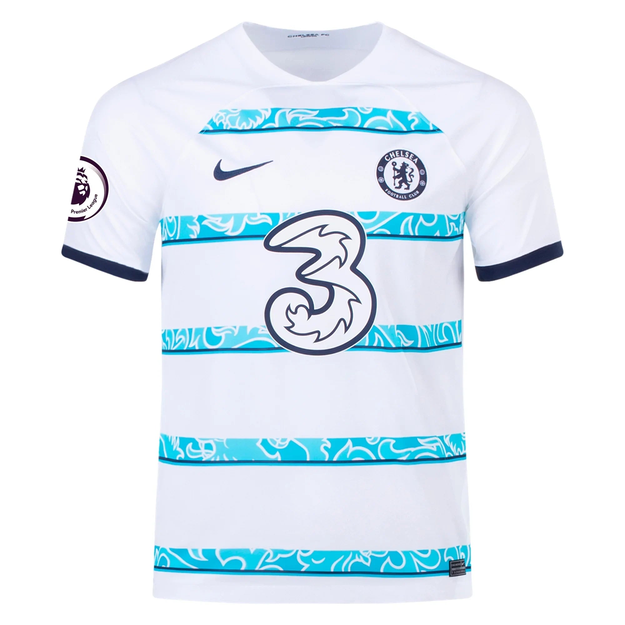 Men s Replica Nike Sterling Chelsea Away Jersey 22 23 DM1834 101 Soccer Zone USA