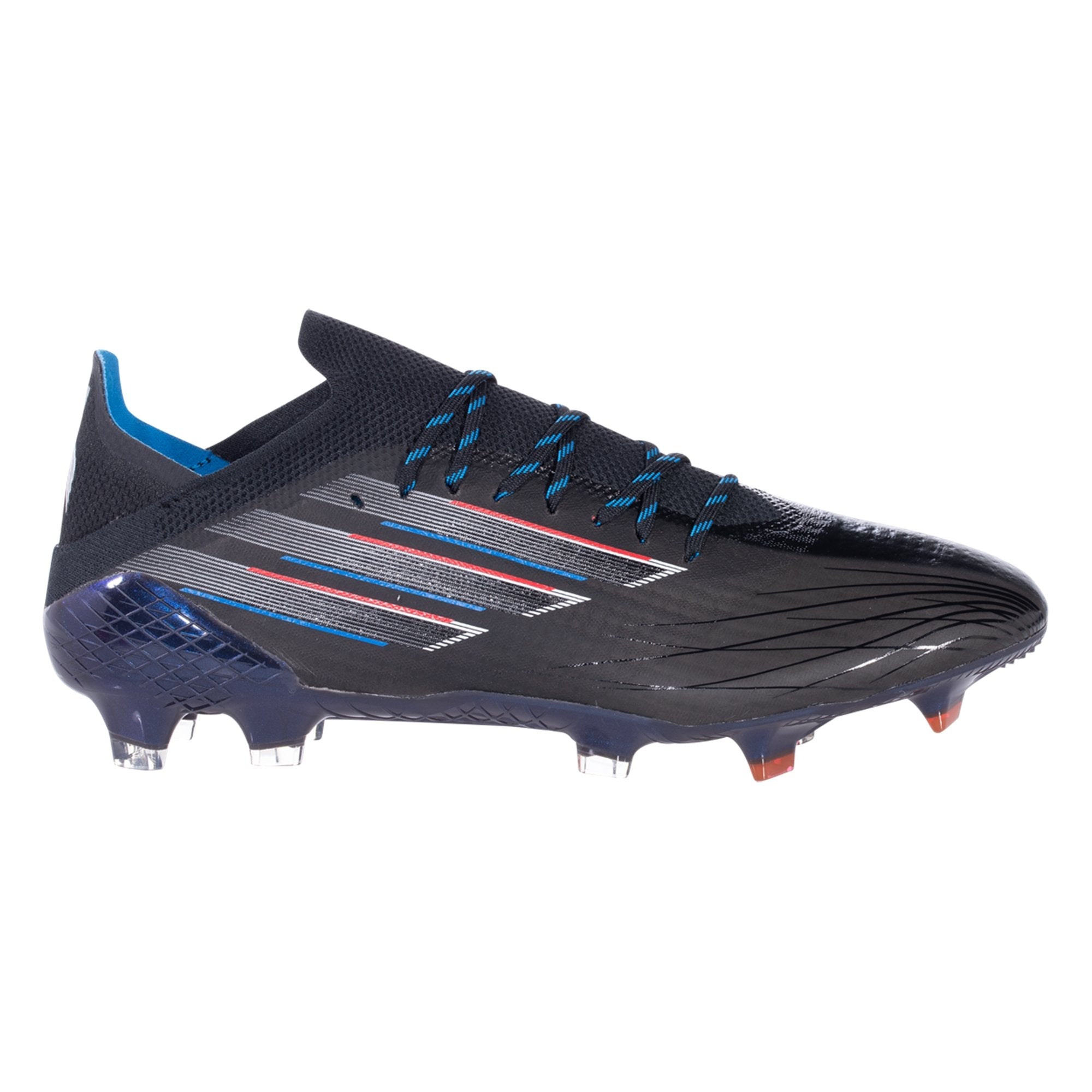 adidas X Speedflow.1 FG Firm Ground Soccer Cleat: Core Black/White 