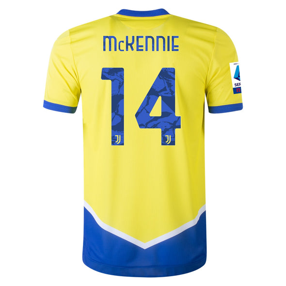 adidas Weston McKennie 2021-22 Juventus AUTHENTIC Third Jersey - MENS
