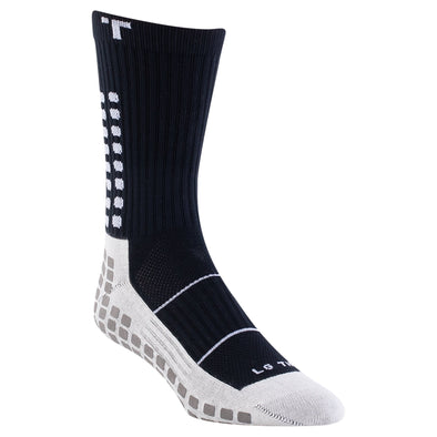 TRUSOX 3.0 Thin Crew Socks - Black/White
