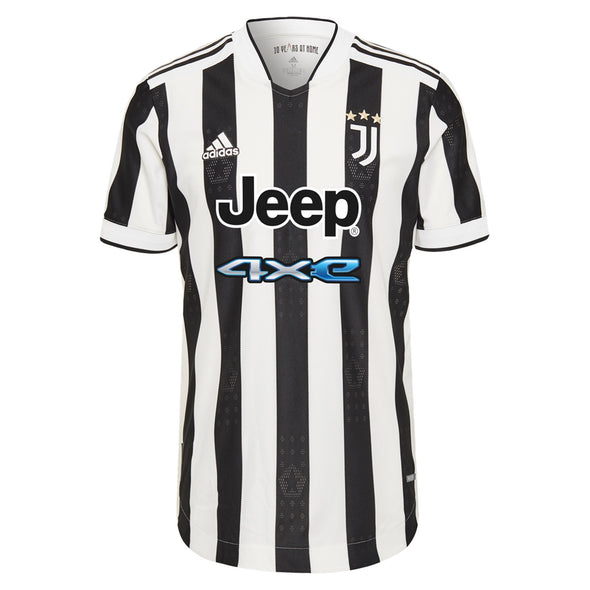 adidas 2021-22 Juventus AUTHENTIC Home Jersey - MENS