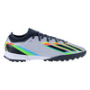 adidas X Speedportal.3 TF Junior Artificial Turf Soccer Shoe - Metallic Silver/Core Black/Solar Yellow