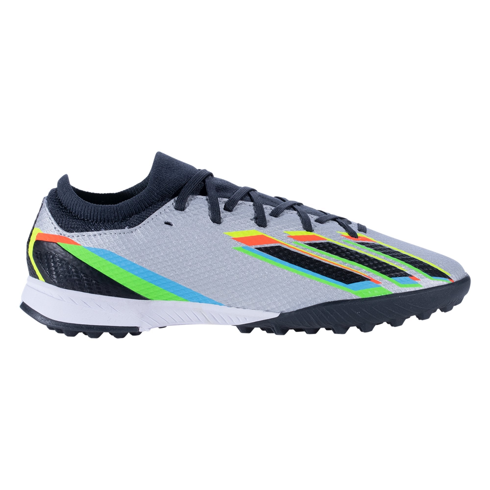 Pionero Compadecerse comestible adidas X Speedportal.3 TF Junior Artificial Turf Soccer Shoe - Metallic  Silver/Core Black/Solar Yellow GW8491 – Soccer Zone USA