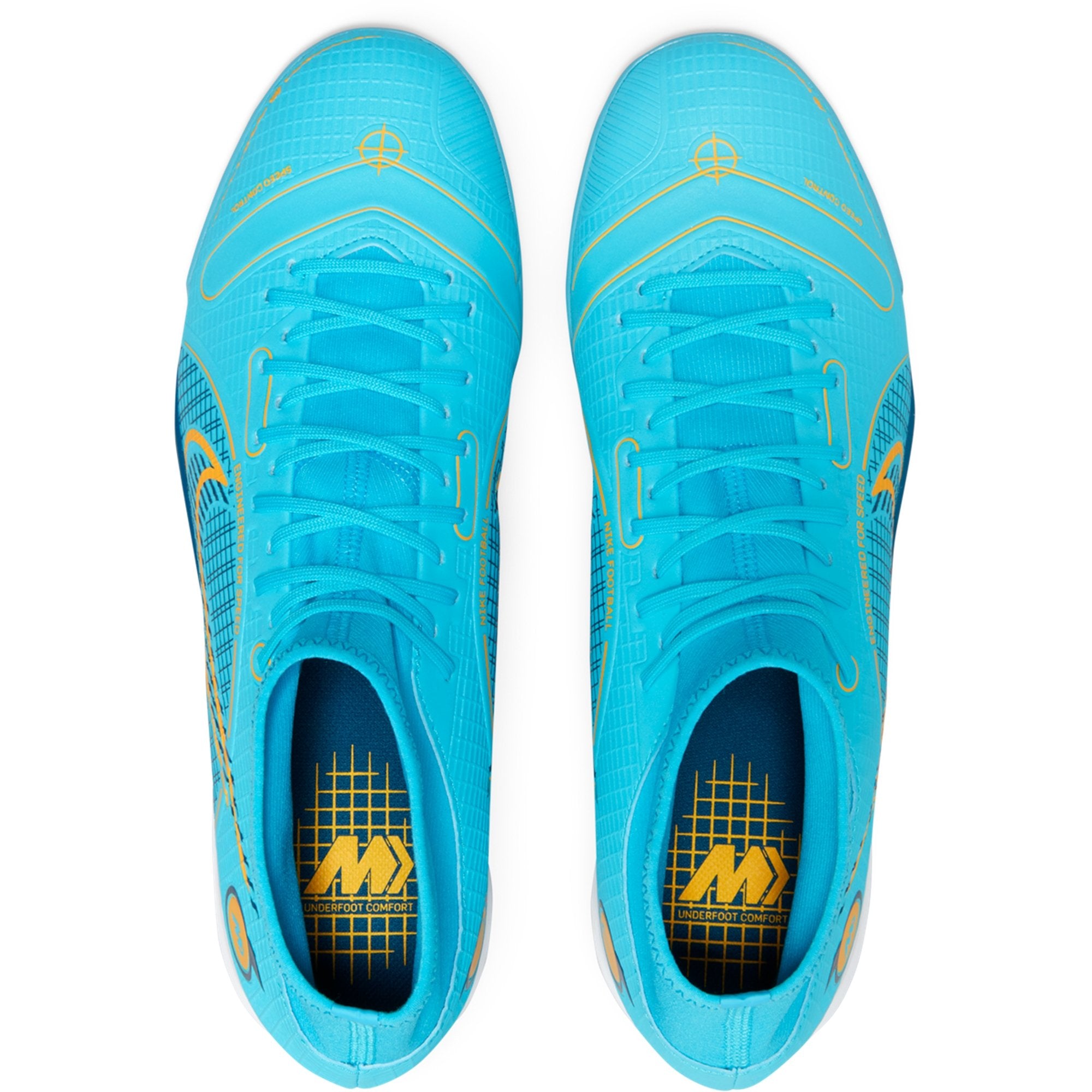 Nike Mercurial Superfly 8 Academy TF Artificial Turf Soccer Shoe Chlorine Blue/Laser DJ2878-484 – Soccer Zone USA