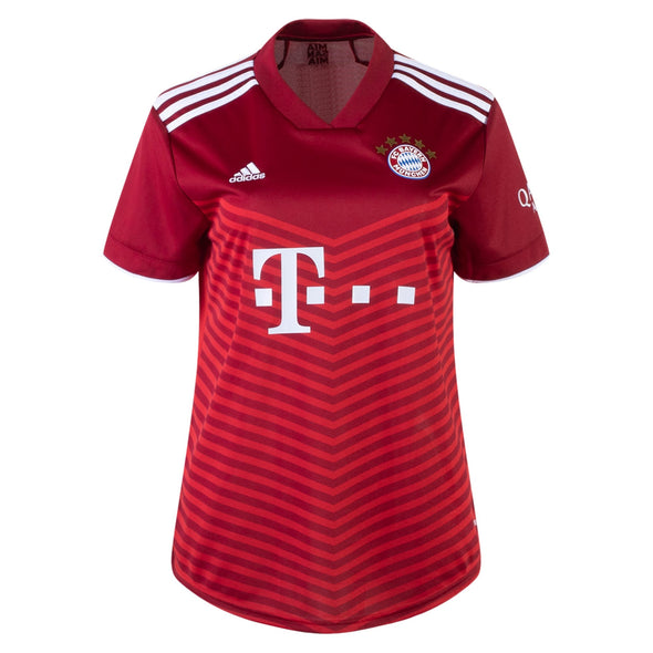 adidas 2021-22 Bayern Munich Replica Home Jersey - WOMENS