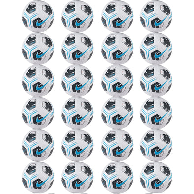 Nike Academy Team Soccer Ball 24 PACK - White/Black/Blue Fury