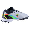 adidas X Speedportal.3 TF Junior Artificial Turf Soccer Shoe - Metallic Silver/Core Black/Solar Yellow