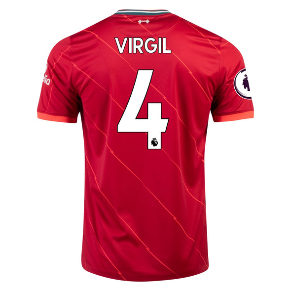 Nike Virgil 2021-22 Liverpool REPLICA Home Jersey - YOUTH