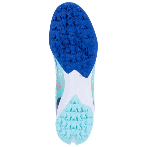 adidas X Speedportal.1 TF Artificial Turf Soccer Shoe - Clear Aqua/Solar Red/Power Blue