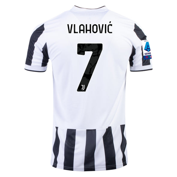 adidas Dusan Vlahovic 2021-22 Juventus Replica Home Jersey - MENS