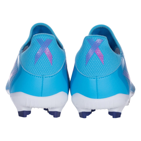 adidas X Speedflow.3 FG Firm Ground Soccer Cleats - SkyBlue/Pink