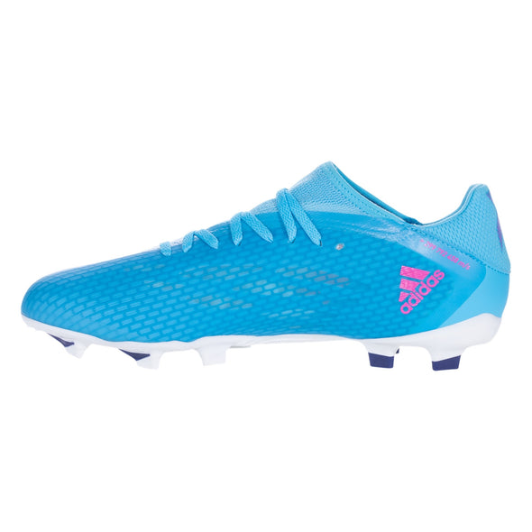 adidas X Speedflow.3 FG Firm Ground Soccer Cleats - SkyBlue/Pink