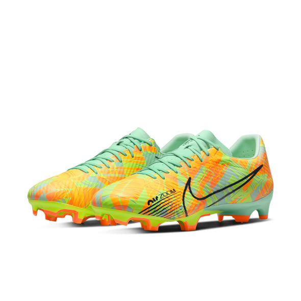 Nike Air Zoom Mercurial Vapor 15 Academy FG/MG Soccer Cleat - Mint Foam/Blackened Blue/Total Orange/Ghost Green