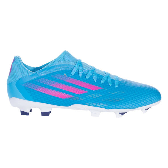 adidas X Speedflow.3 FG Firm Ground Soccer Cleats - SkyBlue/Pink