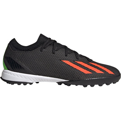 adidas X Speedportal.3 TF Artificial Turf Soccer Shoe - Core Black/Solar Red/Solar Green