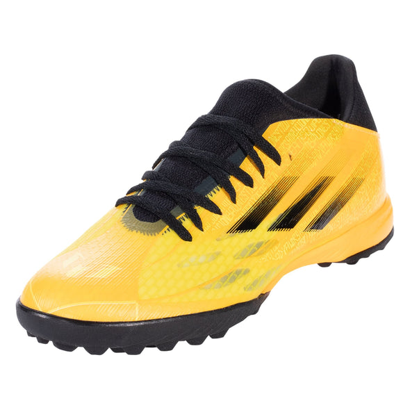 adidas X Speedflow Messi.3 TF Artificial Turf Soccer Shoe - Solar Gold/Core Black/Bright Yellow