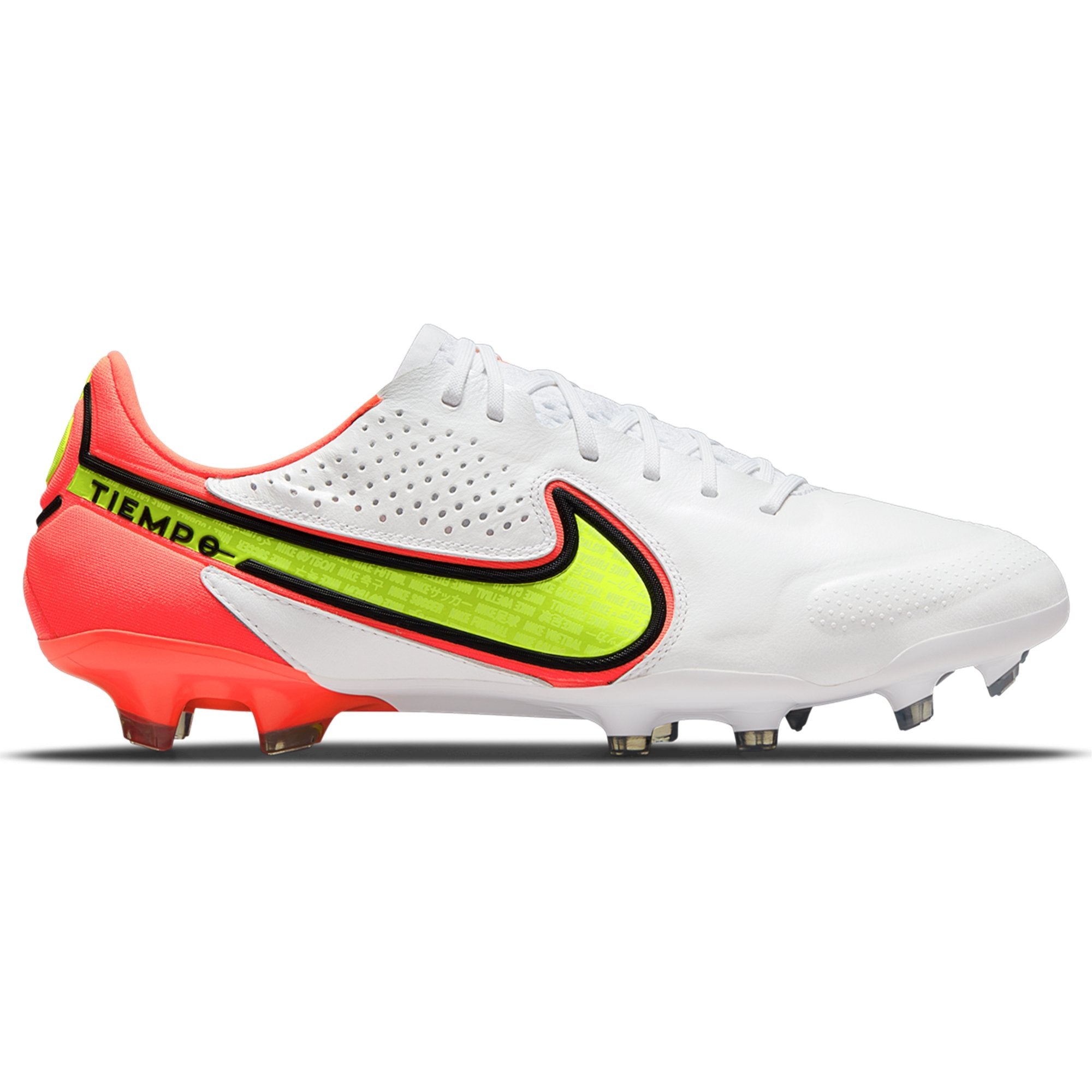Nike Legend 9 FG Firm Ground Soccer Cleat - White/Volt-Bright-Crimson CZ8482-176 – Zone USA