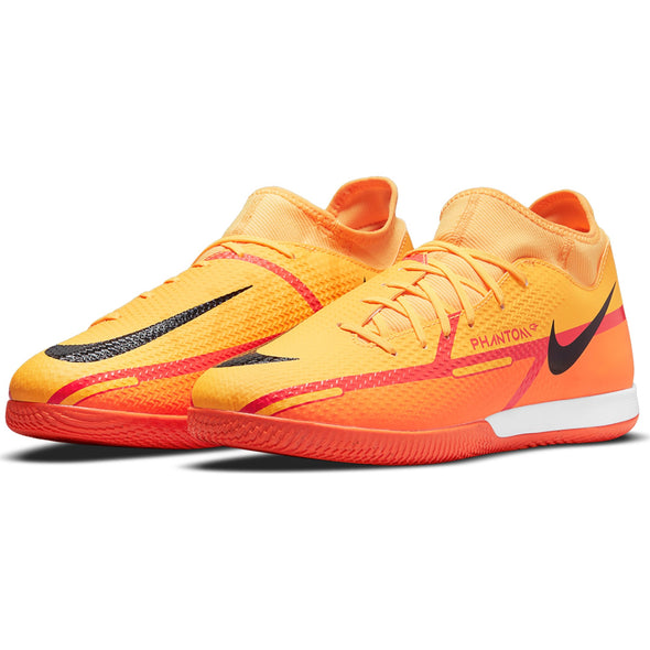 Nike Phantom GT2 Academy DF IC Indoor Soccer Shoe - Laser Orange/Black/Total Orange/Bright Crimson