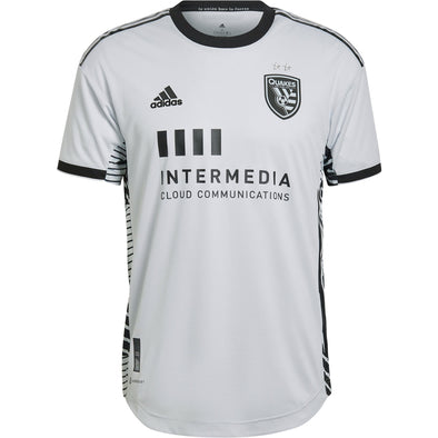 adidas 2022-23 San Jose Earthquakes AUTHENTIC Away Jersey - MENS