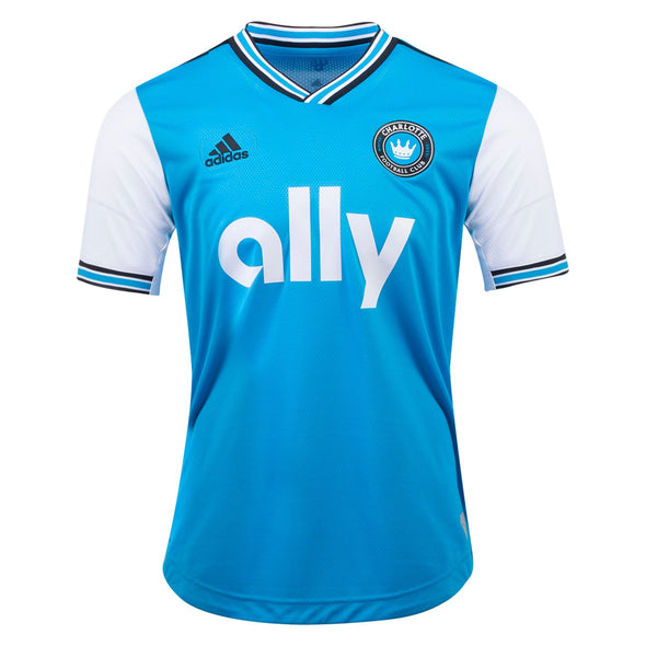 Men's Authentic adidas Charlotte FC Home Jersey 2022/23