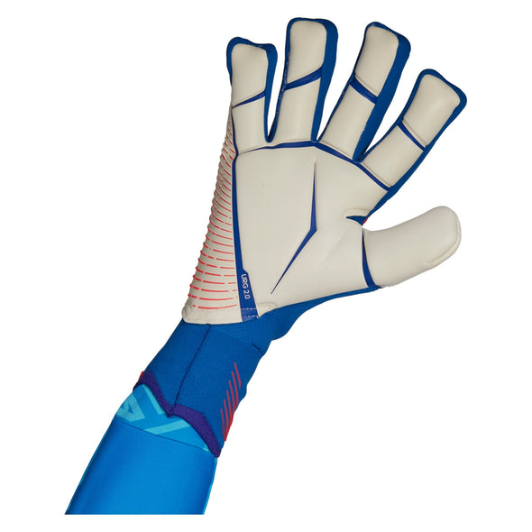 adidas Predator GL Pro Fingersave Goalkeeper Gloves - Blue/White/Red
