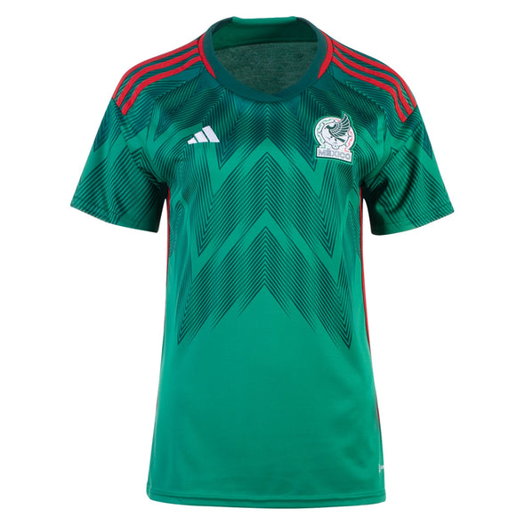 Women's Replica adidas Mexico Home Jersey 2022