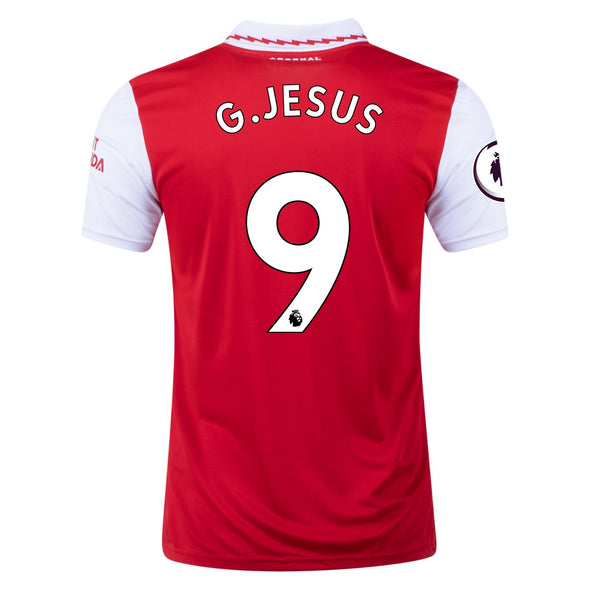 Kid's Replica adidas Gabriel Jesus Arsenal Home Jersey 22/23