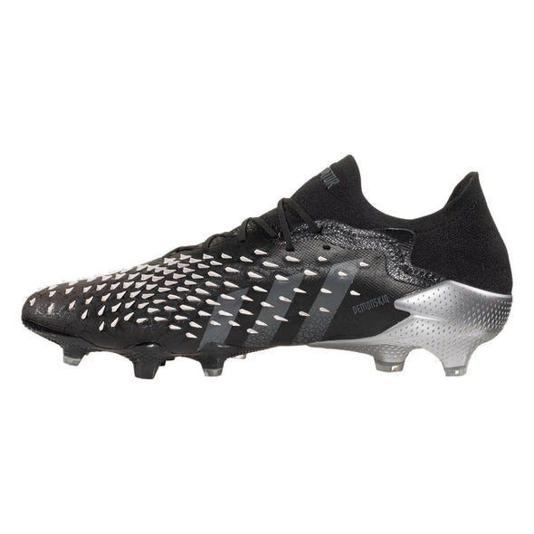 adidas Predator Freak .1 Low Cut Firm Ground Soccer Cleat -  Core Black/Grey Four/White