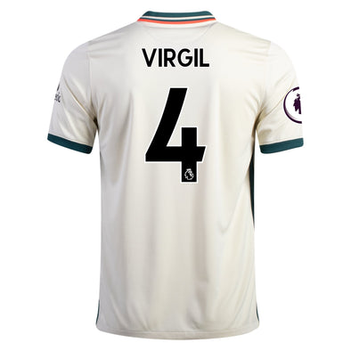 Nike Virgil van Dijk 2021-22 Liverpool REPLICA Away Jersey - YOUTH