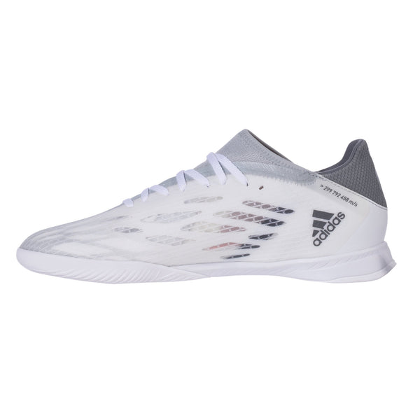 adidas X Speedflow.3 IN Indoor Soccer Shoe - White/Core Black/Solar Red