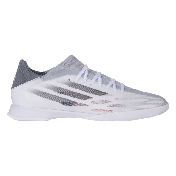 adidas X Speedflow.3 IN Indoor Soccer Shoe - White/Core Black/Solar Red