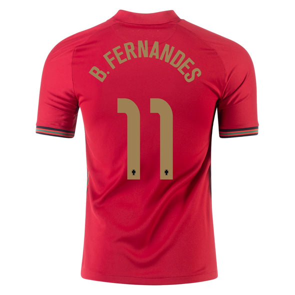 Nike Bruno Fernandes Portugal 2020-21 Home Jersey - YOUTH